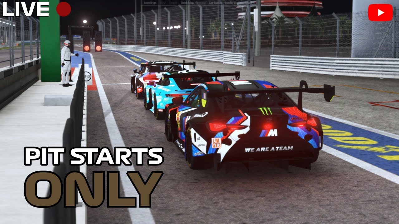 PIT STARTS ONLY! | LMU ONLINE GRIND |🔴LIVE