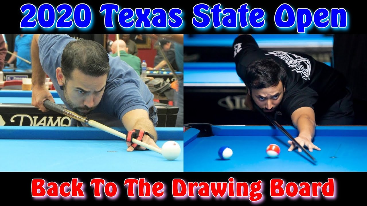 Pool Tournament Match: TX State Open: Back To The Drawing Board