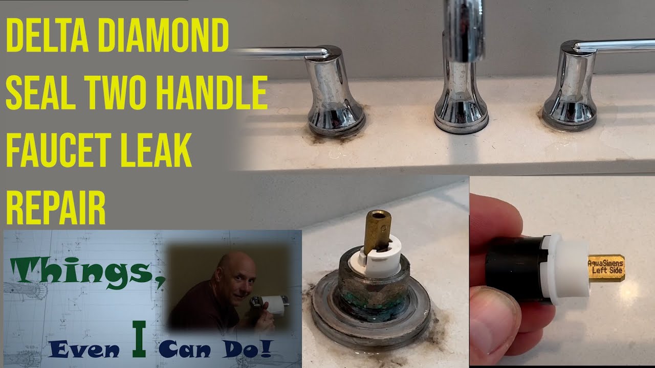 Как устранить протечку в ручке смесителя Delta Diamond Seal (подробное описание)