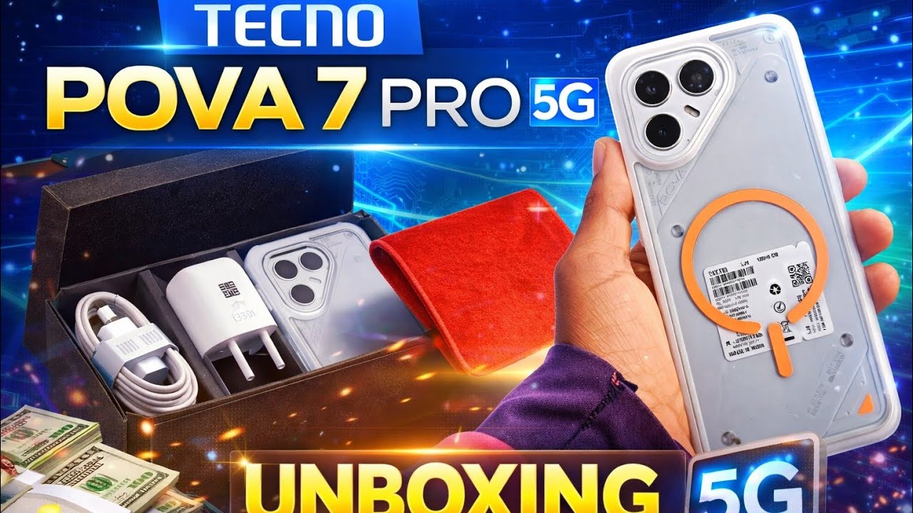 POVA 7 Pro 5G Unboxing in India 🇮🇳 | Gaming & Camera Test