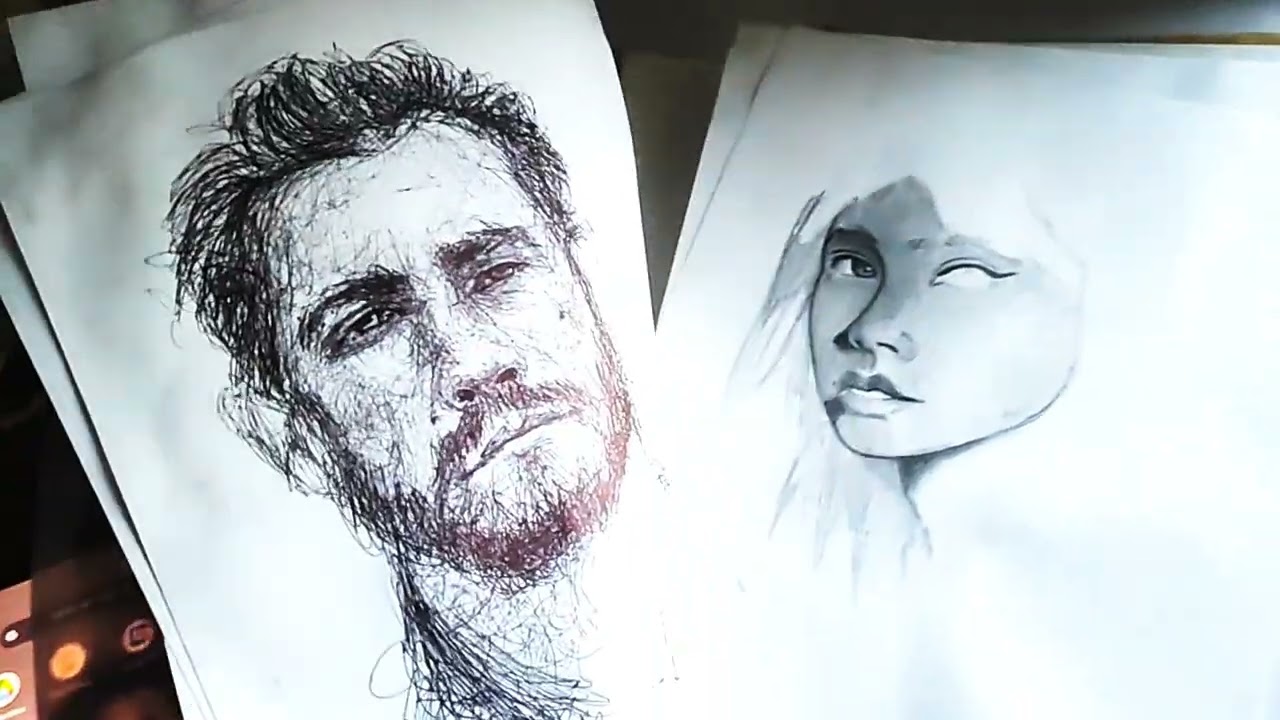 Sketching a followers portrait 