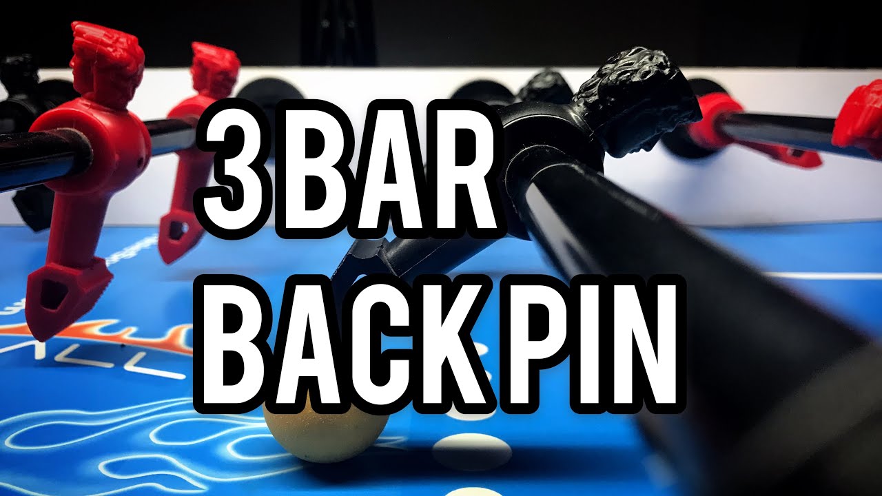 What is 3 BAR BACK PIN? | Foosball 101 (foosball tips)