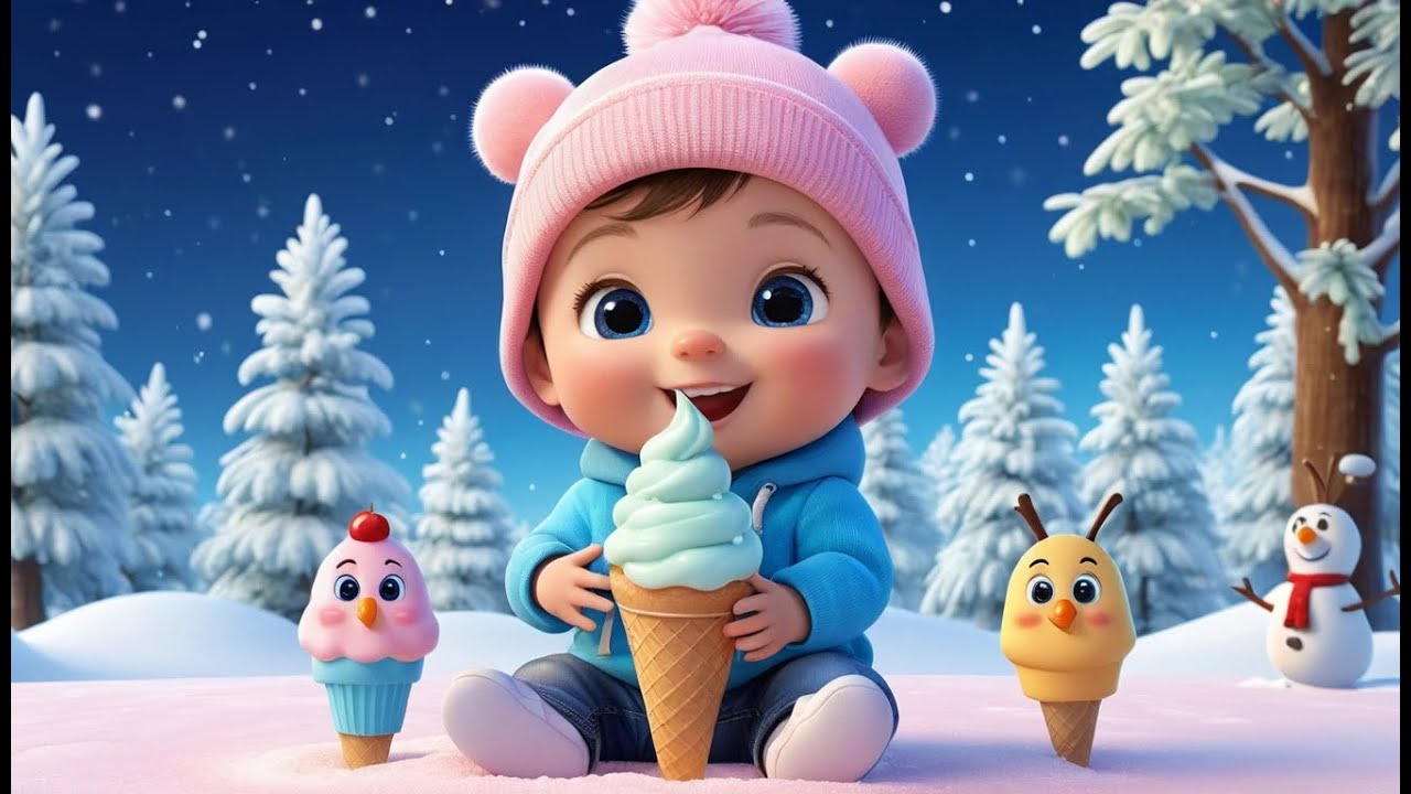 Ice Cream in Winter | Fun Snow Treat Song for Toddlers