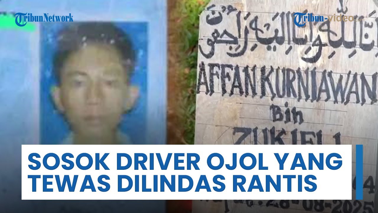 Sosok Affan Kurniawan, Driver Ojol yang Tewas Dilindas Rantis Brimob, Tulang Punggung Keluarga