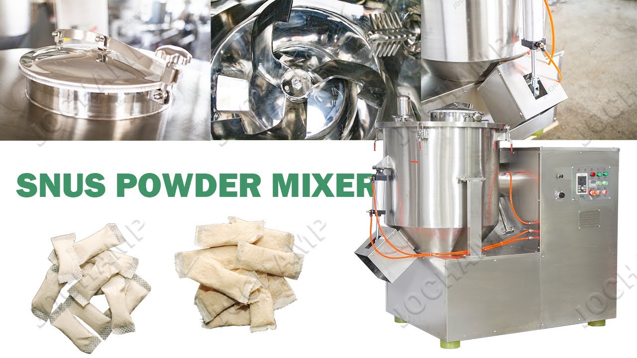Snus Powder Mixer - for mass production of nicotine pouches