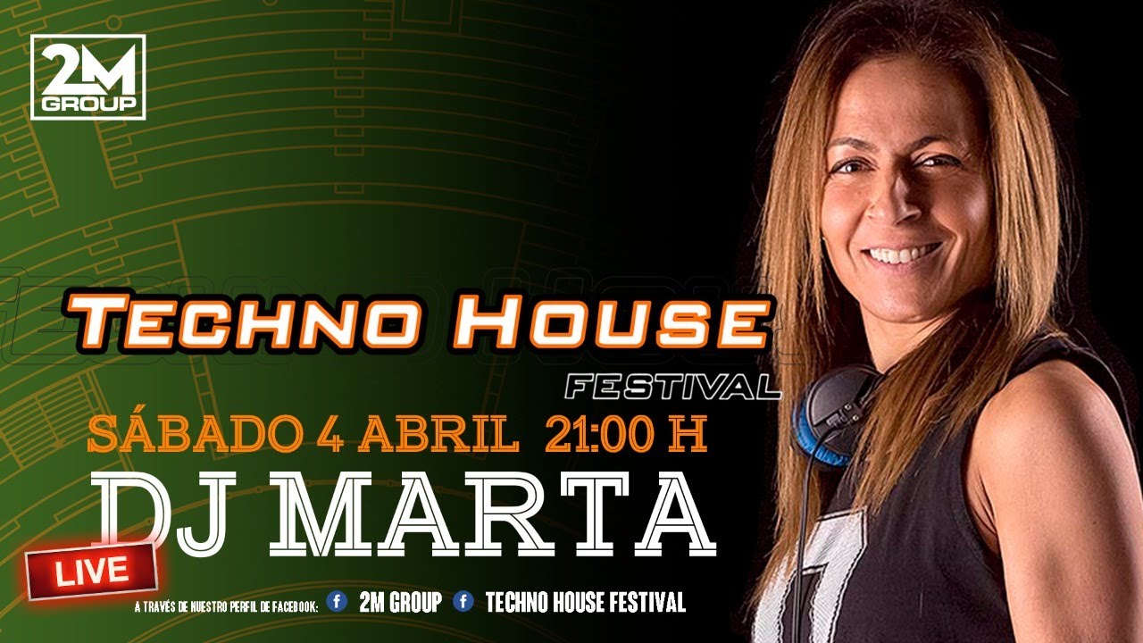 DJ MARTA sesi&oacute;n exclusiva Techno House Festival 2020