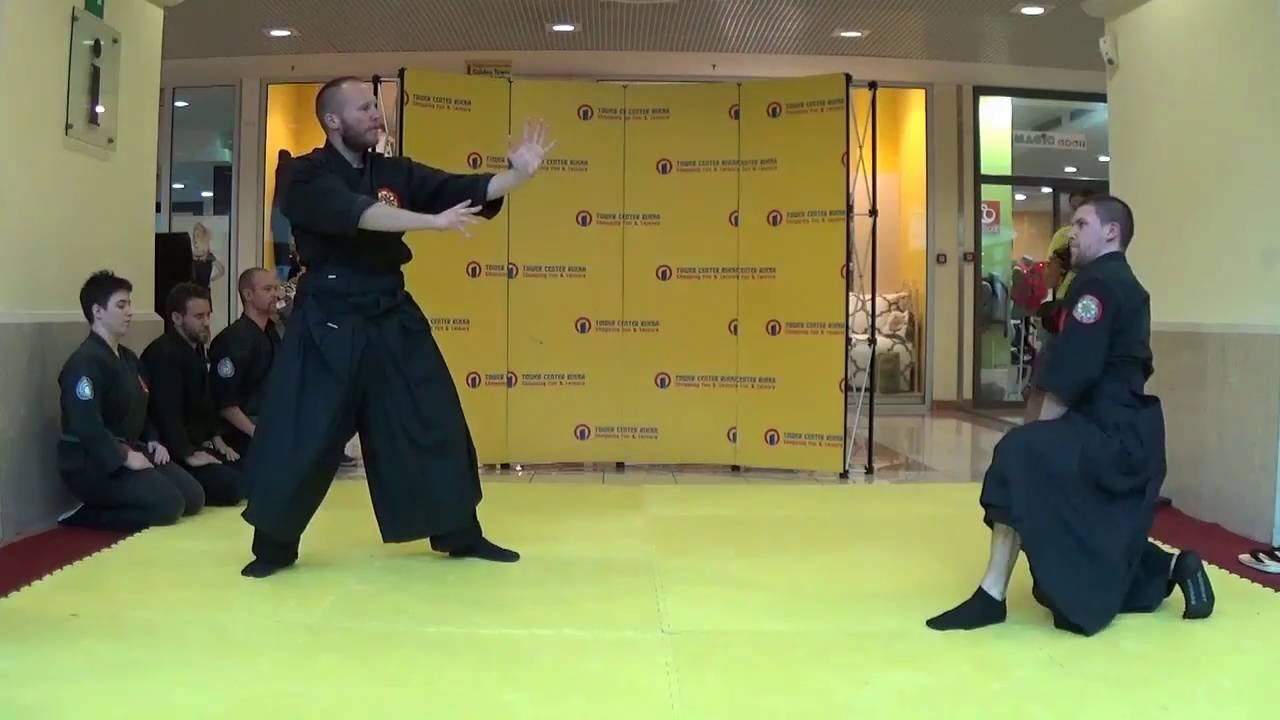 Genbukan Fugetsu Dojo demonstration of Ninpo & Jujutsu, Rijeka, Croatia 2016