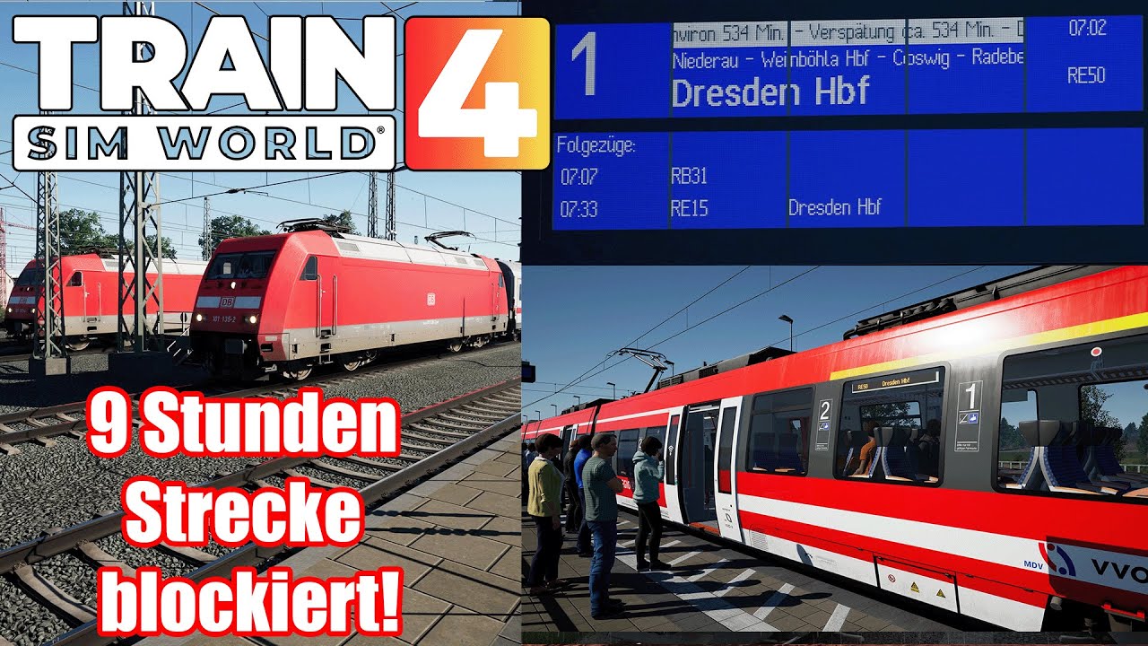 9 Stunden Strecke blockiert - Was macht TSW? / TSW Experiment