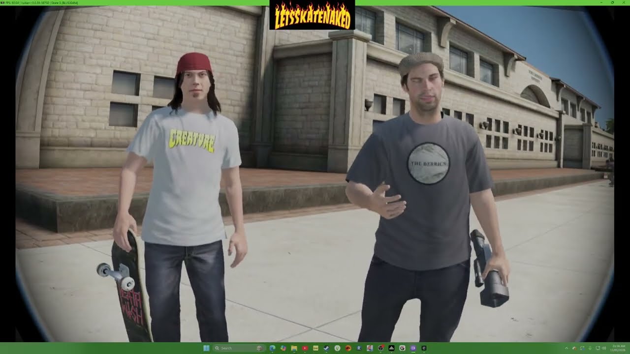 playing skate 3 beacuse the new skate is ass