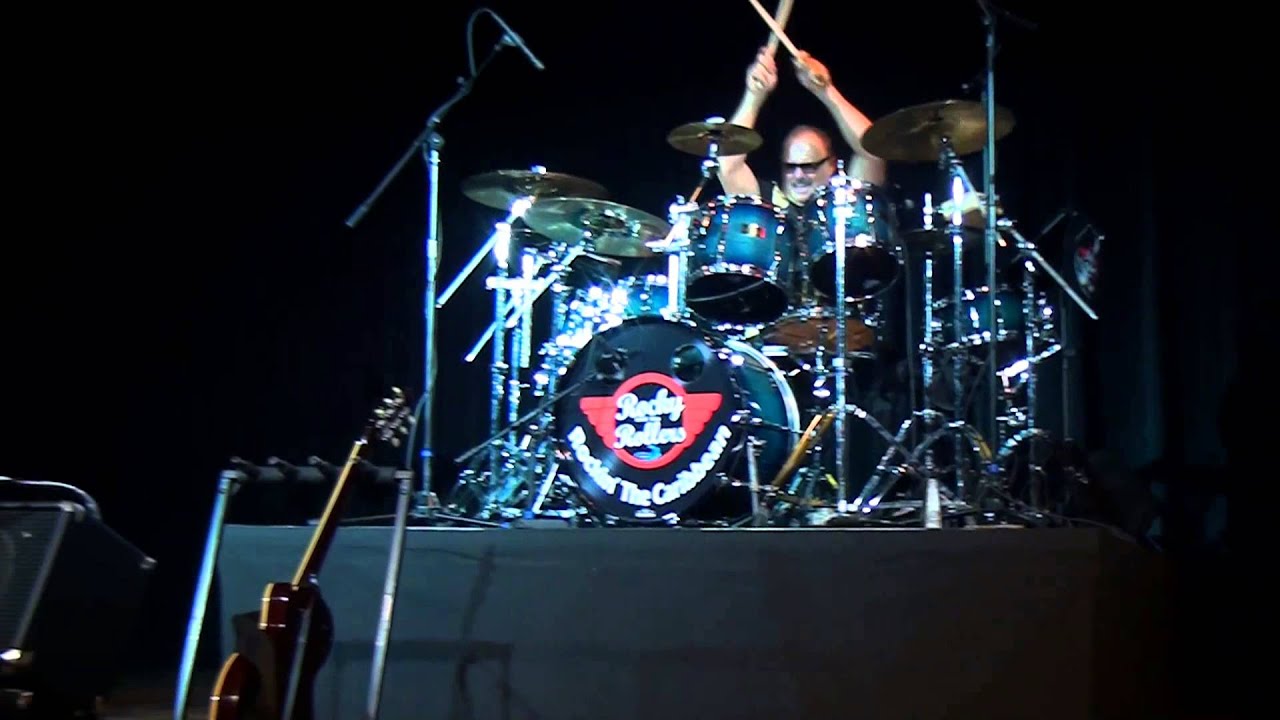 ROCKY AND THE ROLLERS drummer Gerry &ldquo;Rocky&rdquo; Seader at On Top Of The World Ocala FL Cultural Center