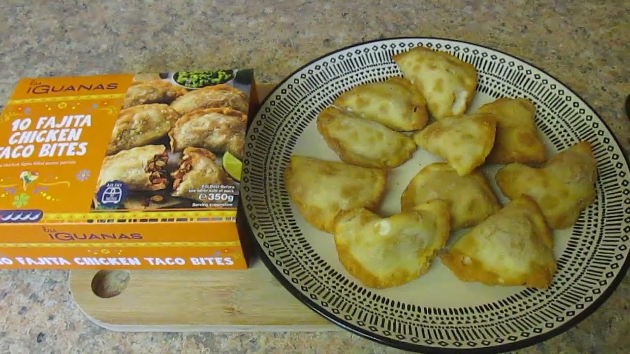 10 Fajits Chicken Taco Bites - Las Iguanas - Iceland - £4.25p - Mexican Food Review