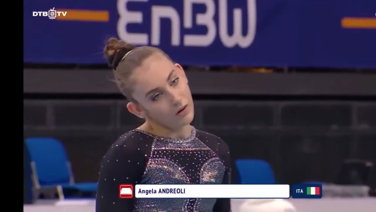 Angela Andreoli (ITA) Floor D-Score 2022 Stuttgart DTB Pokal EF (2022-24 Code)