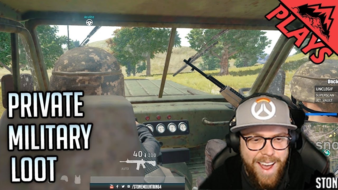 PRIVATE MILITARY LOOT - PlayerUnknown's Battlegrounds Gameplay #134 (PUBG First Person Squad)