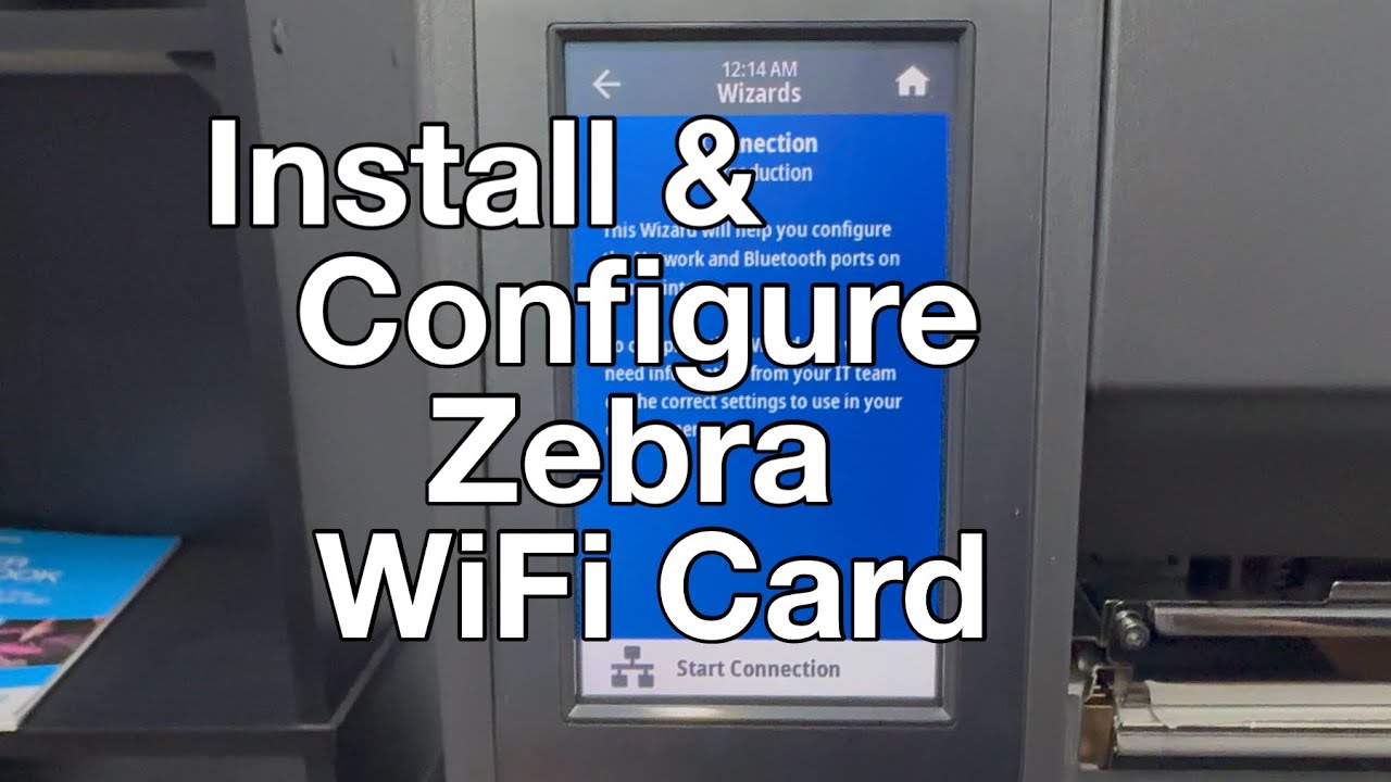 Установка и настройка Wi-Fi на принтере Zebra ZT411