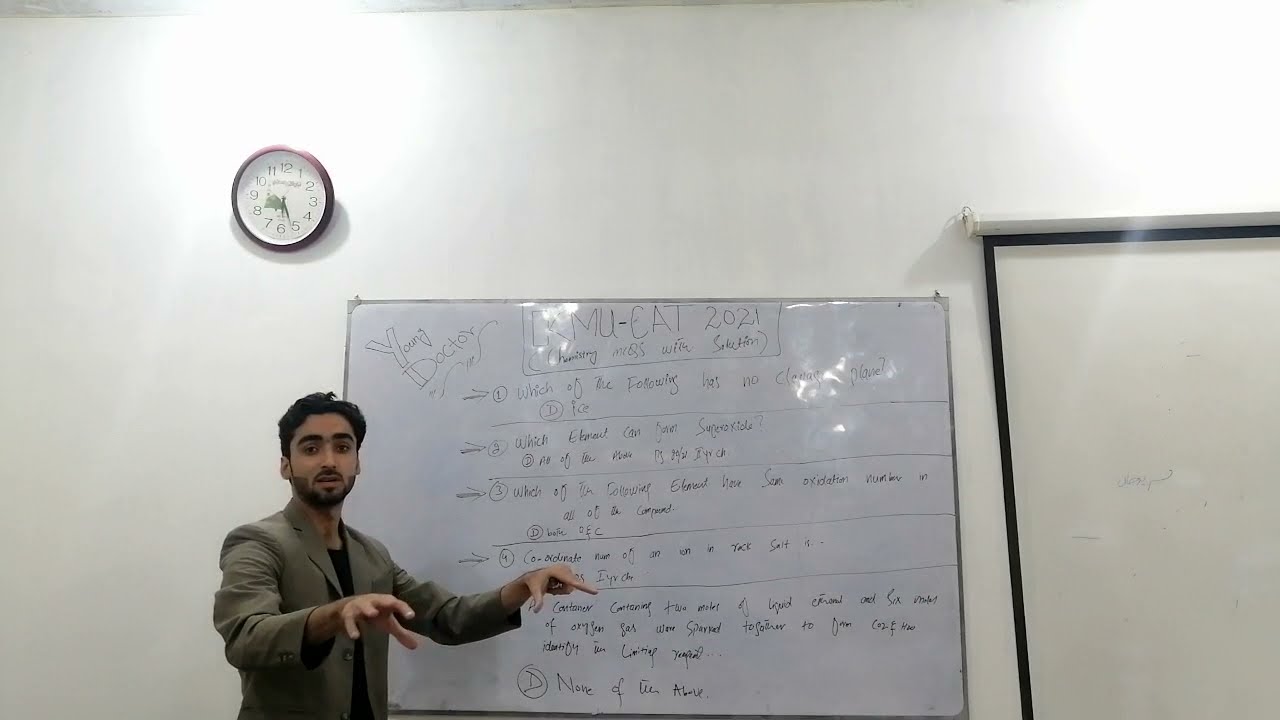 Kmu CAT chemistry mcqs 17/10/2021 with solutions /young doctor