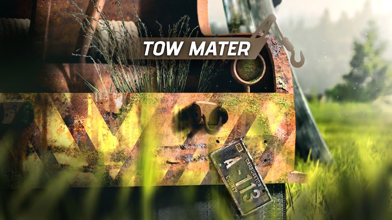 Tow Mater Заброшенная Анимация