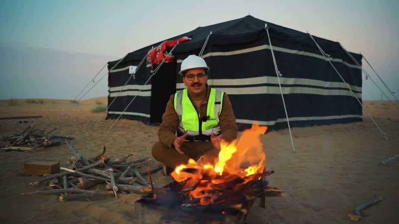 المخيم الشتوي الصحراوي  _ تكوين 