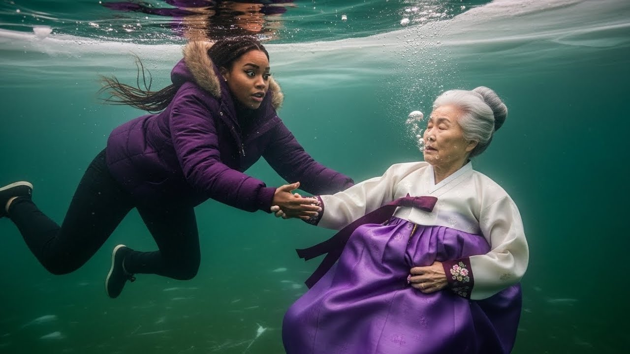 Black Woman Dove Into FREEZING Water to PULL OUT Korean Mafia Boss's Drowning Mother—He Made Her..