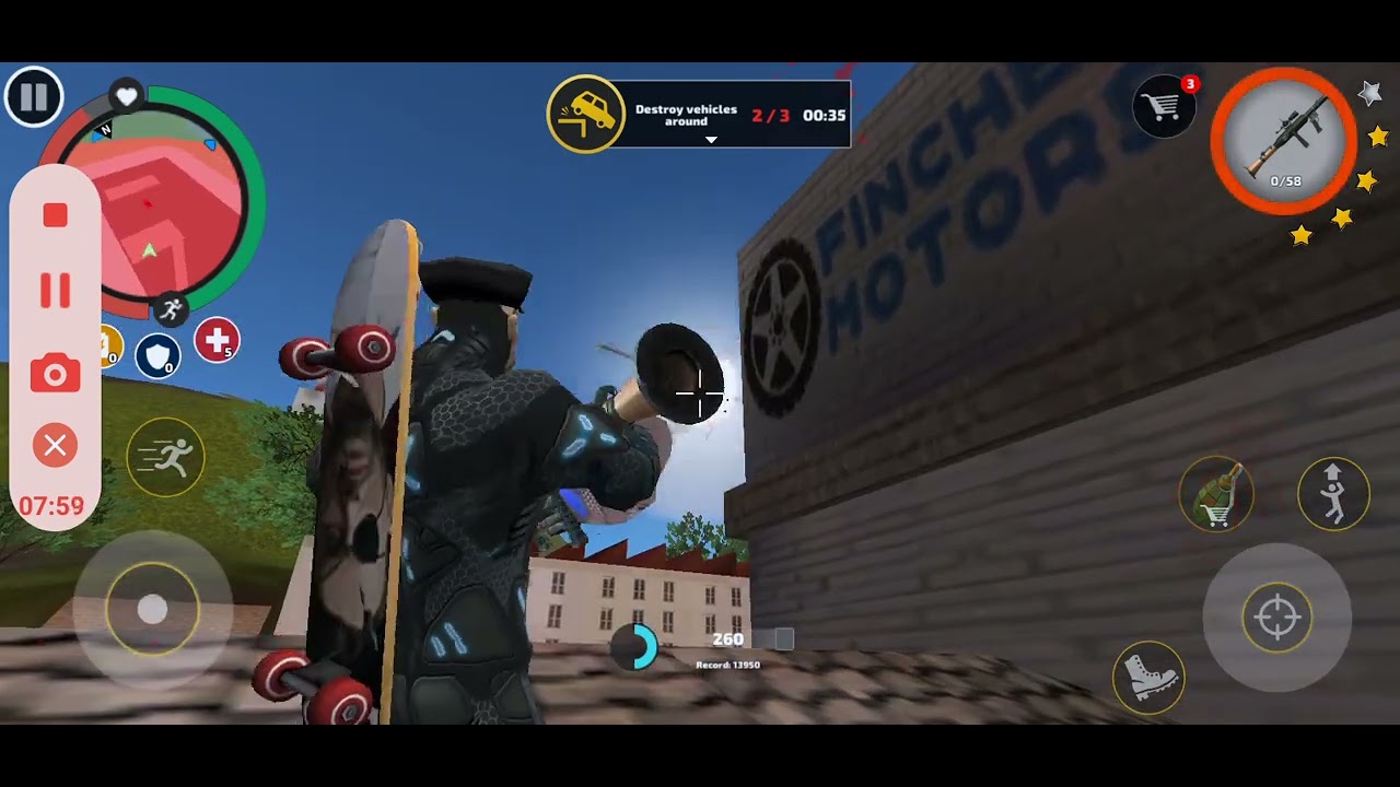 pro gaming rope hero vice town #1