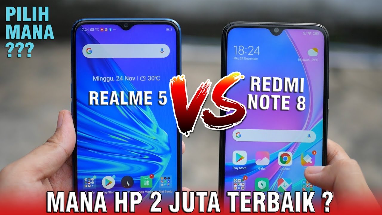 PERBEDAAN REALME 5 VS REDMI NOTE 8 - MANA YANG TERBAIK?