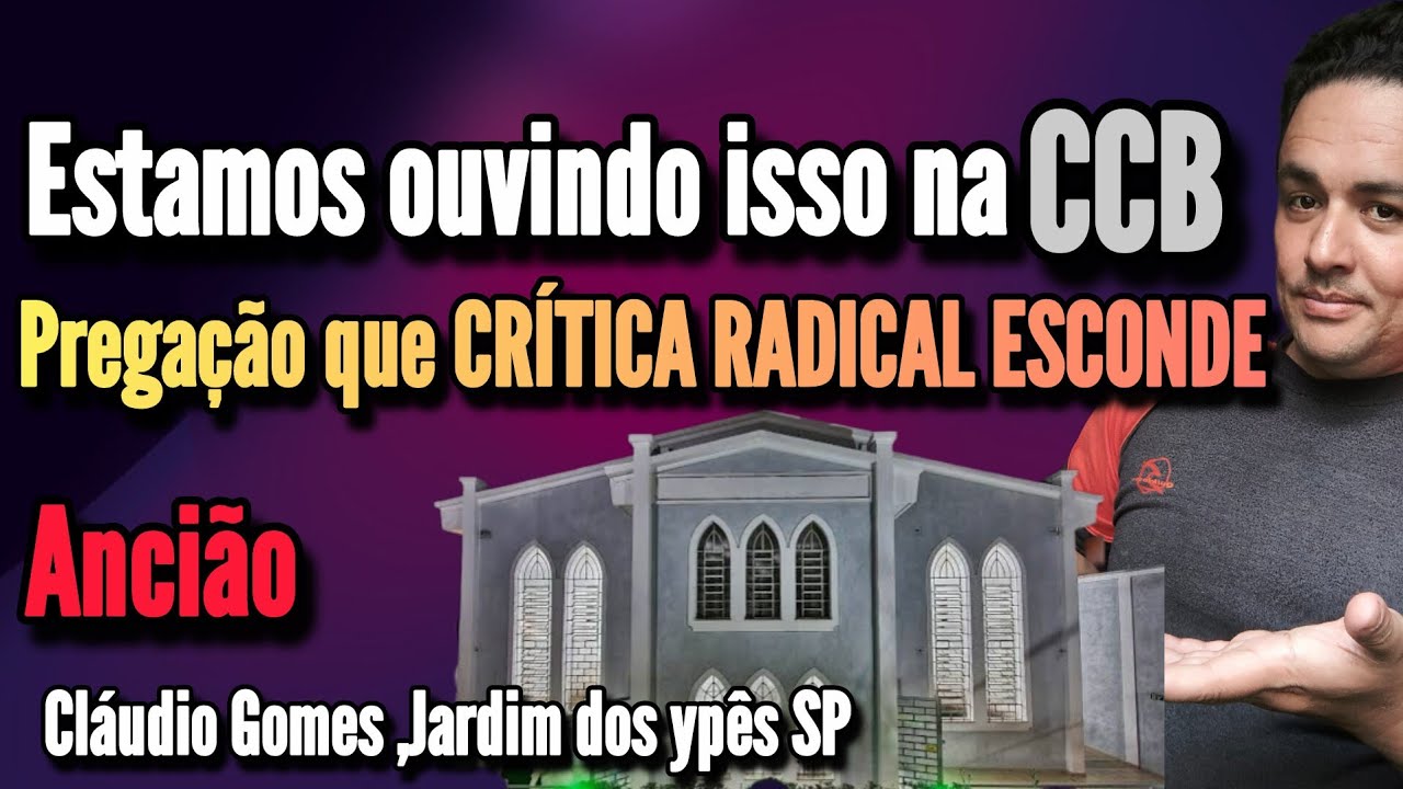 Essa Pregação na CCB Não Mostram! Ancião Cláudio Gomes (Jardim Ipê) Pregou o Evangelho Genuíno