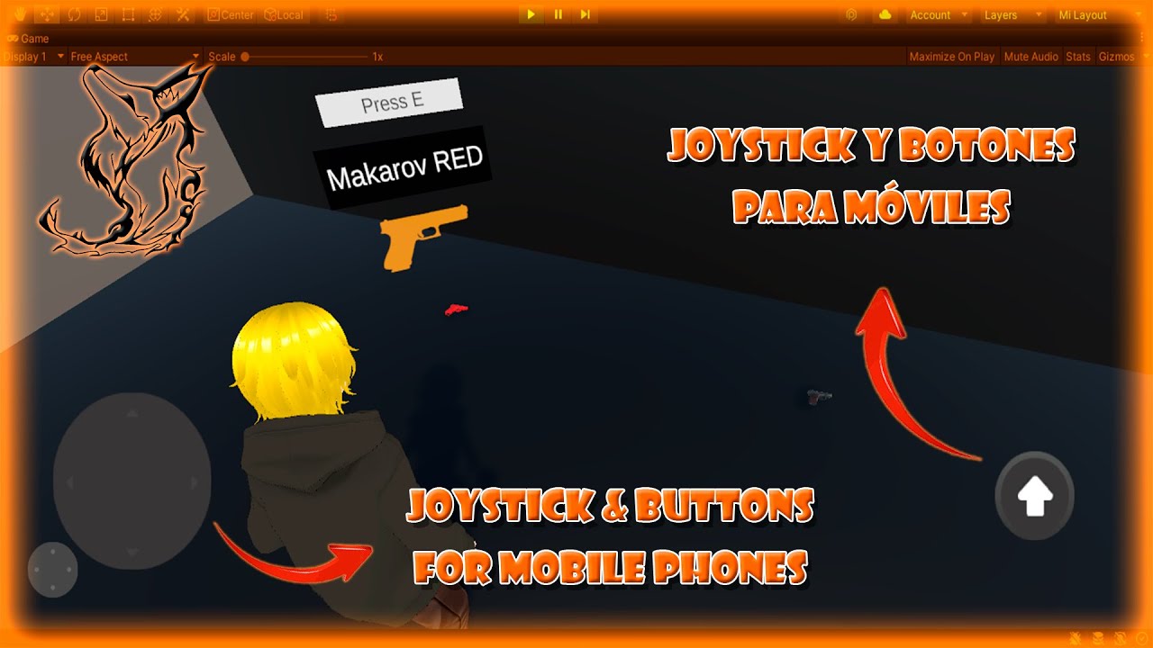 Unity 2D / 3D - Joystick y Botones Para Android / IOs 🔥 @Maty Dev 🔥