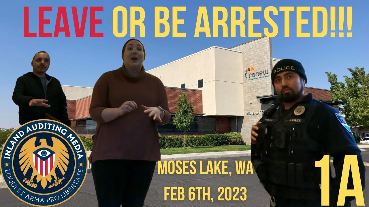 LEAVE OR BE ARRESTED!!!!!!