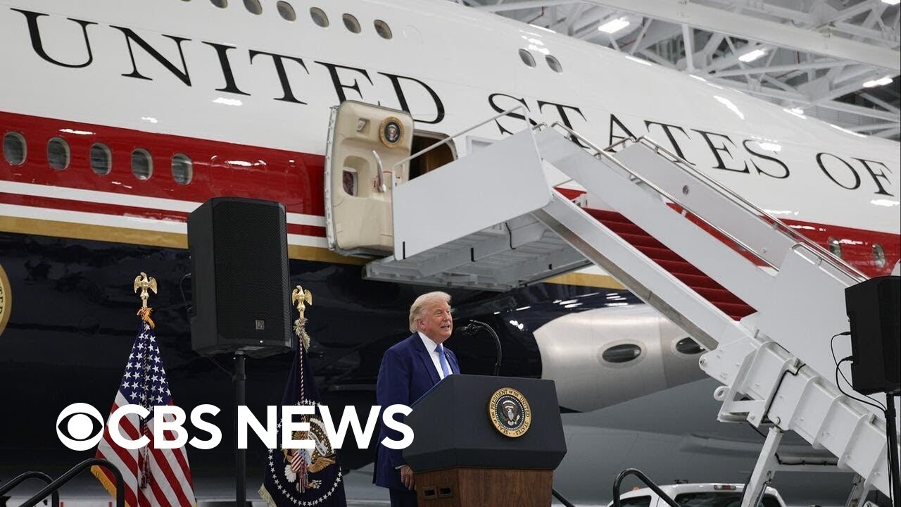 Trump unveils Qatari-gifted jet serving as new Air Force One