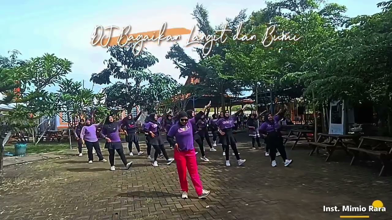 DJ BAGAIKAN LANGIT DAN BUMI CHOREO BY MIMIO RARA || ELVA RARA KENDAL || SENAM KREASI || DJ REMIX