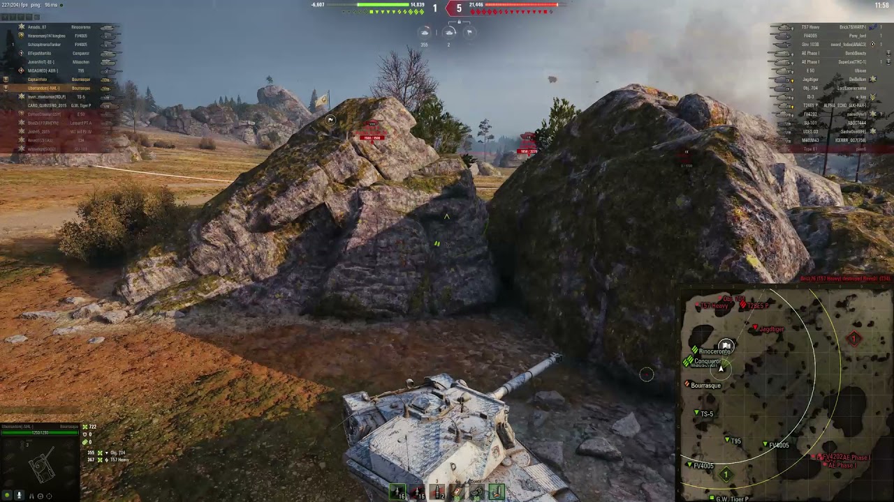 Object 260 MT-15 Game with Rental Bourrasque | World of Tanks