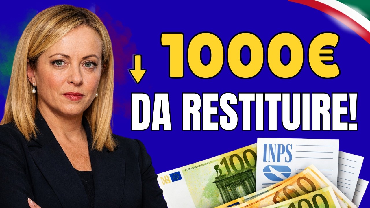 PENSIONI APRILE CLAMOROSO 👉🏻 FINO A 1000€ DA RESTITUIRE! Caos INPS! Ecco Chi È Interessato