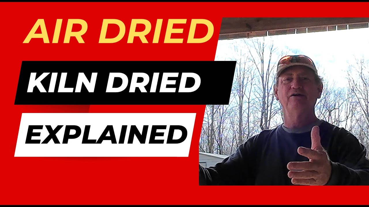 Finally! Easy to Understand Explanation (Kiln Dried vs Air Dried Lumber!)