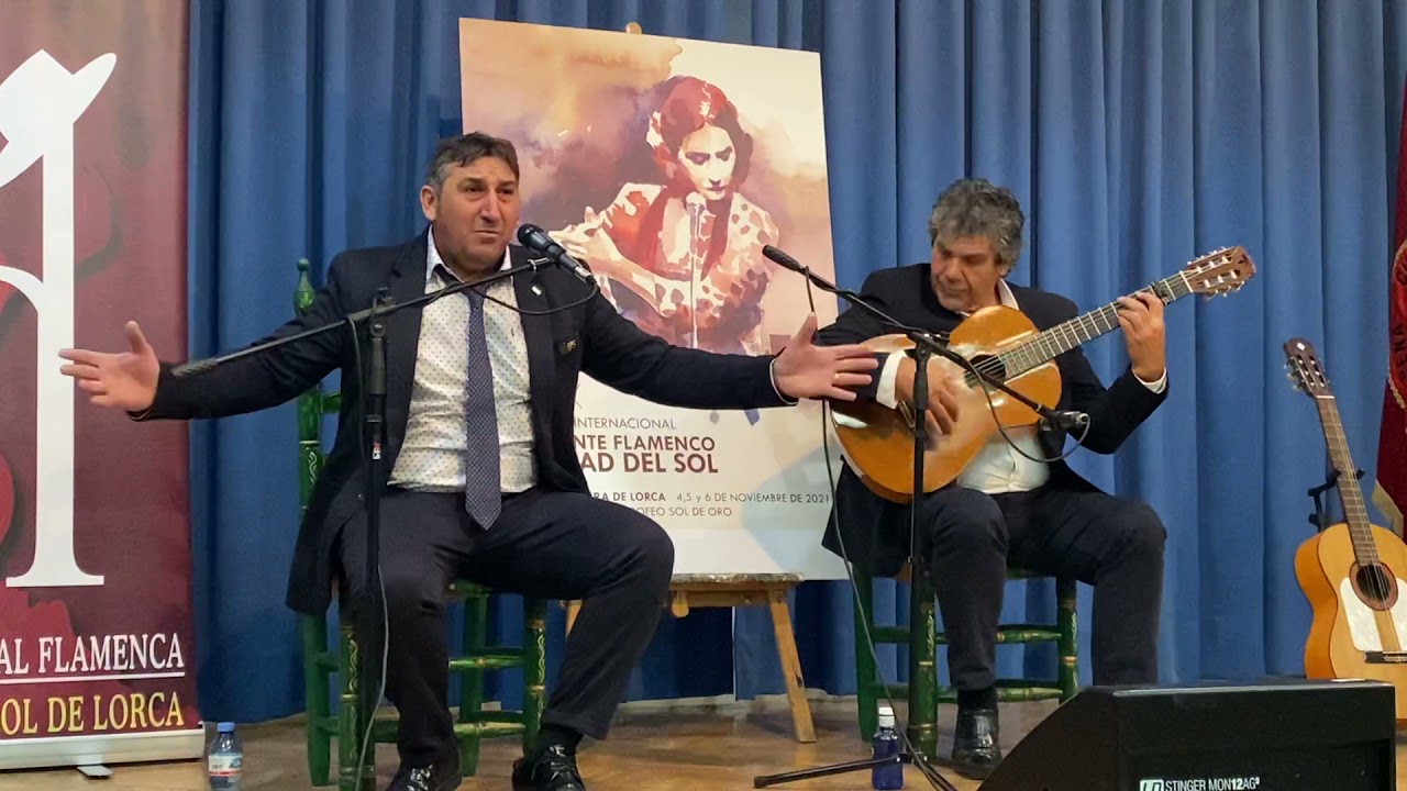 Emilio Serrano por Tientos en Peña flamenca Ciudad del Sol Lorca (Murcia)