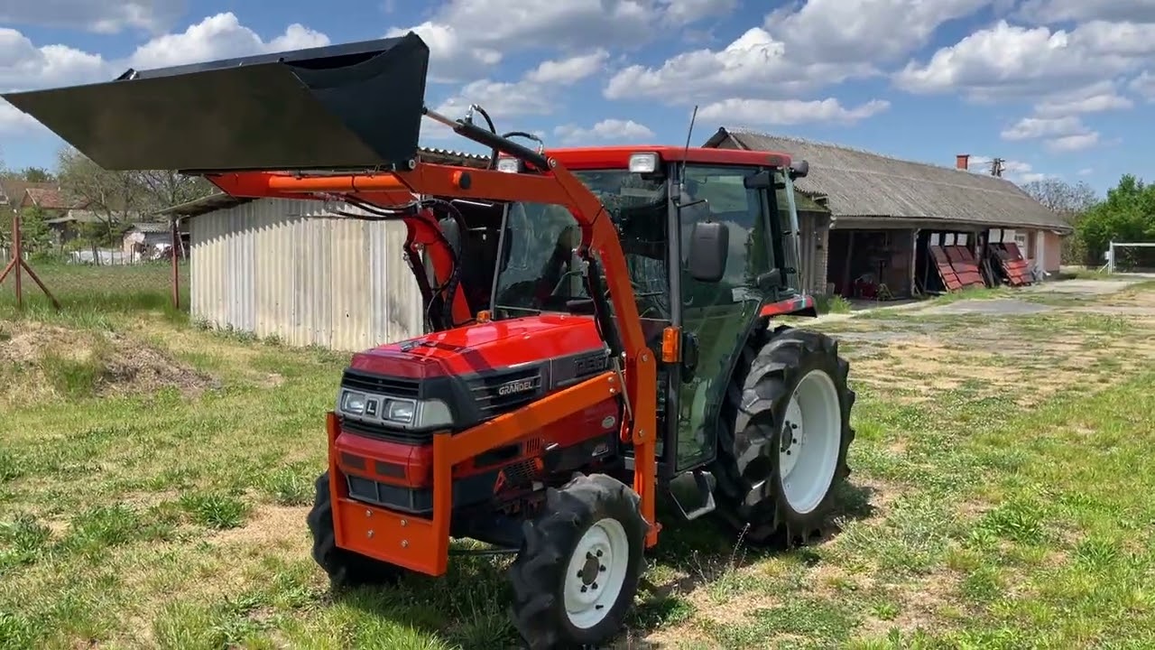 KUBOTA GL367 HI-SPEED PowerShift review + start kleintraktor compact tractor Японский минитрактор
