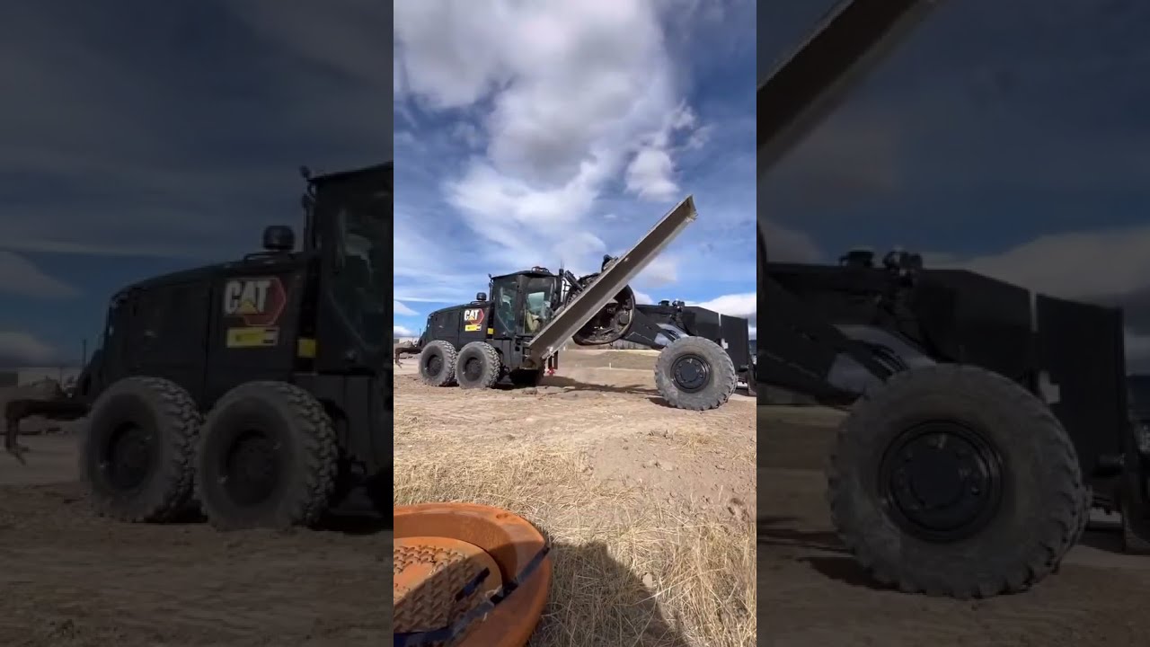 CAT DIECAST BLACK ONYX MOTOR GRADER 😧 #shorts