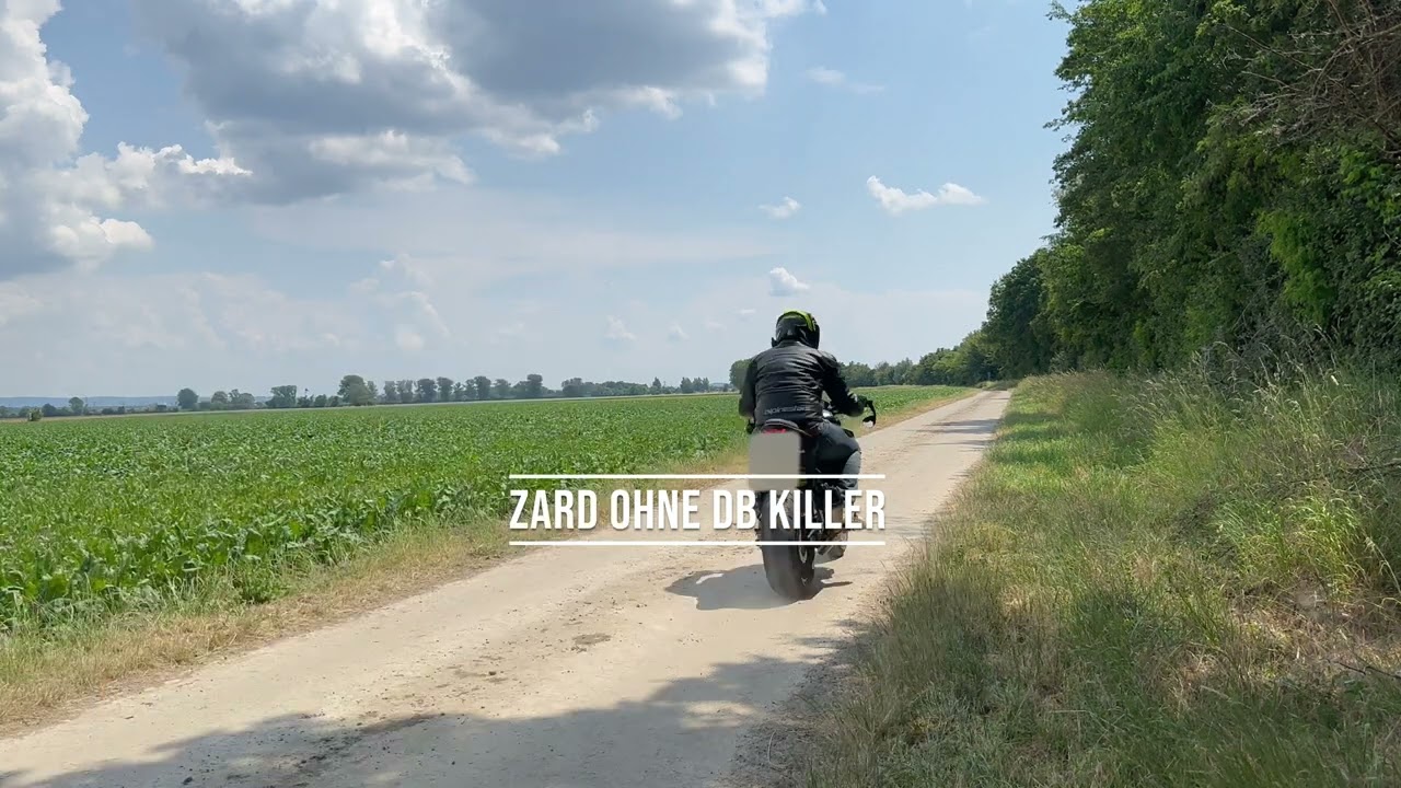 Z900 Zard Komplettanlage Flyby mit und ohne DB Killer