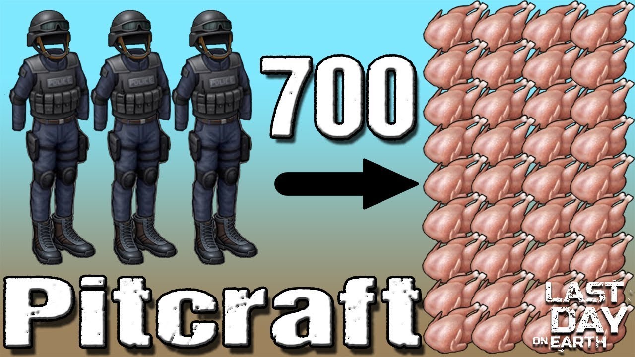 PITCRAFT  Ldoe Raid Base - Last Day On Earth -  EPIC RAID