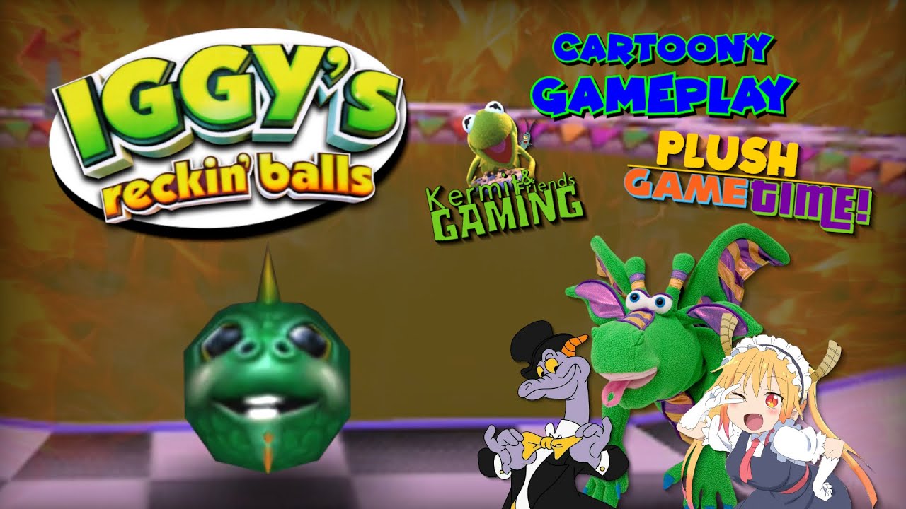 Cartoony Gameplay: Iggy's Reckin' Balls ft. planet z@ya & Squidward Tentacles 1997