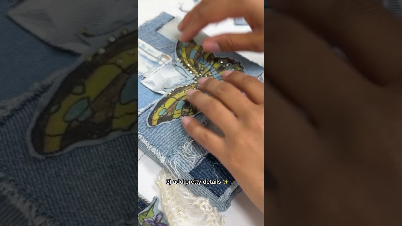 DIY Journal cover #arttutorial #journalcover #denim #zerowaste #diy #upcycledjeans #bookcover
