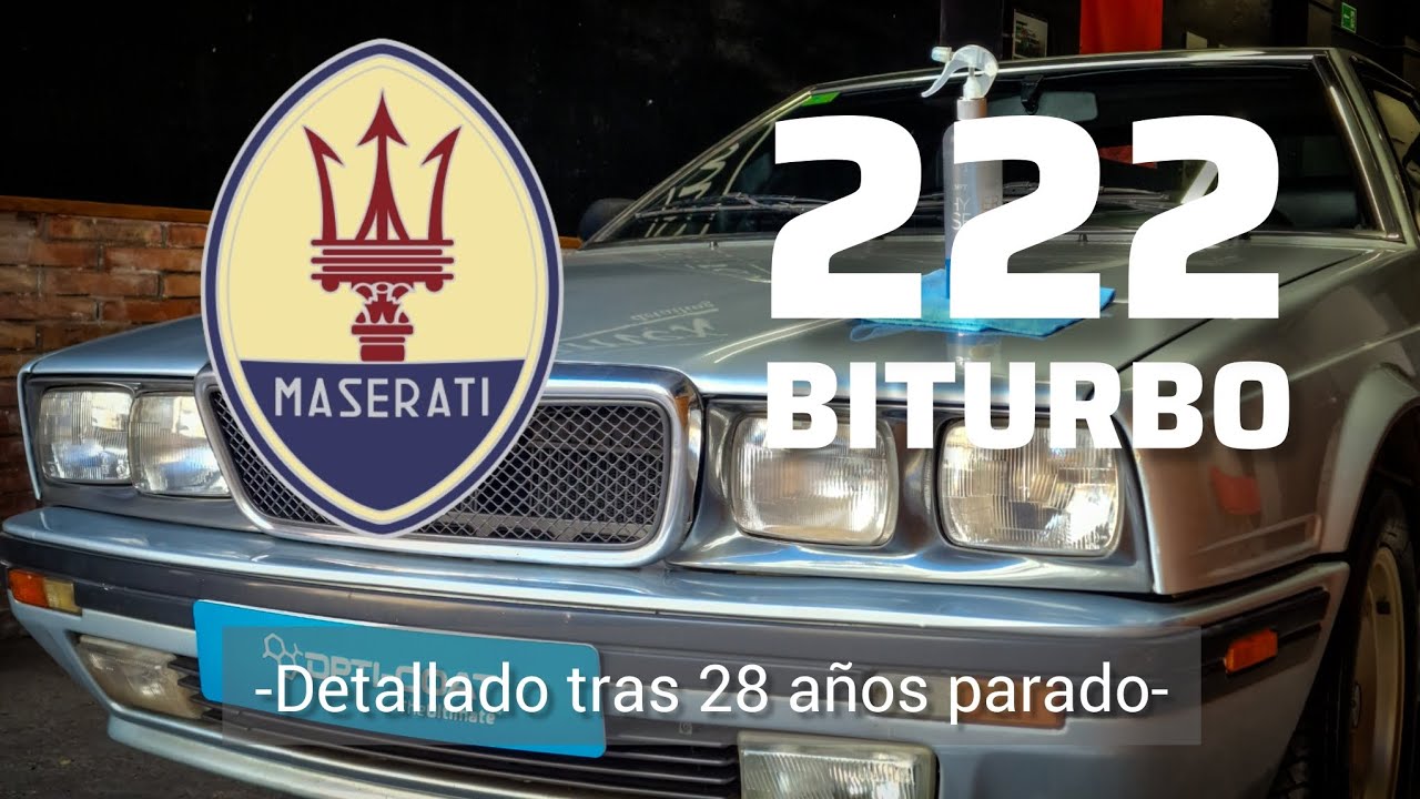 🔹️Maserati Biturbo 222🔹️ ▪️Detallado tras 28 años▪️ #kramexdetailing #maseratibiturbo #detailingbcn