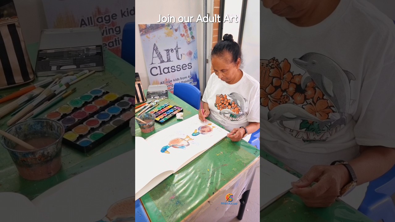 Join Shayoka's Adult Art Therapy 🎨 #artclasses #artaustralia #viral #art #adultcoloring #artclass