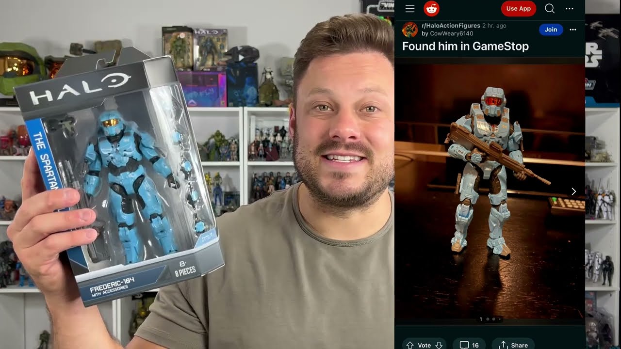 Fred-104 Spartan Collection Unboxing and Review from Jazwares