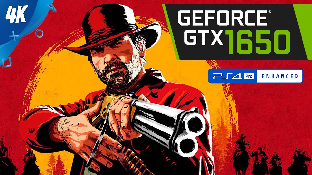GTX 1650 | Red Dead Redemption 2 | PS4 Pro Settings | 4K & 1080p | Gameplay Test