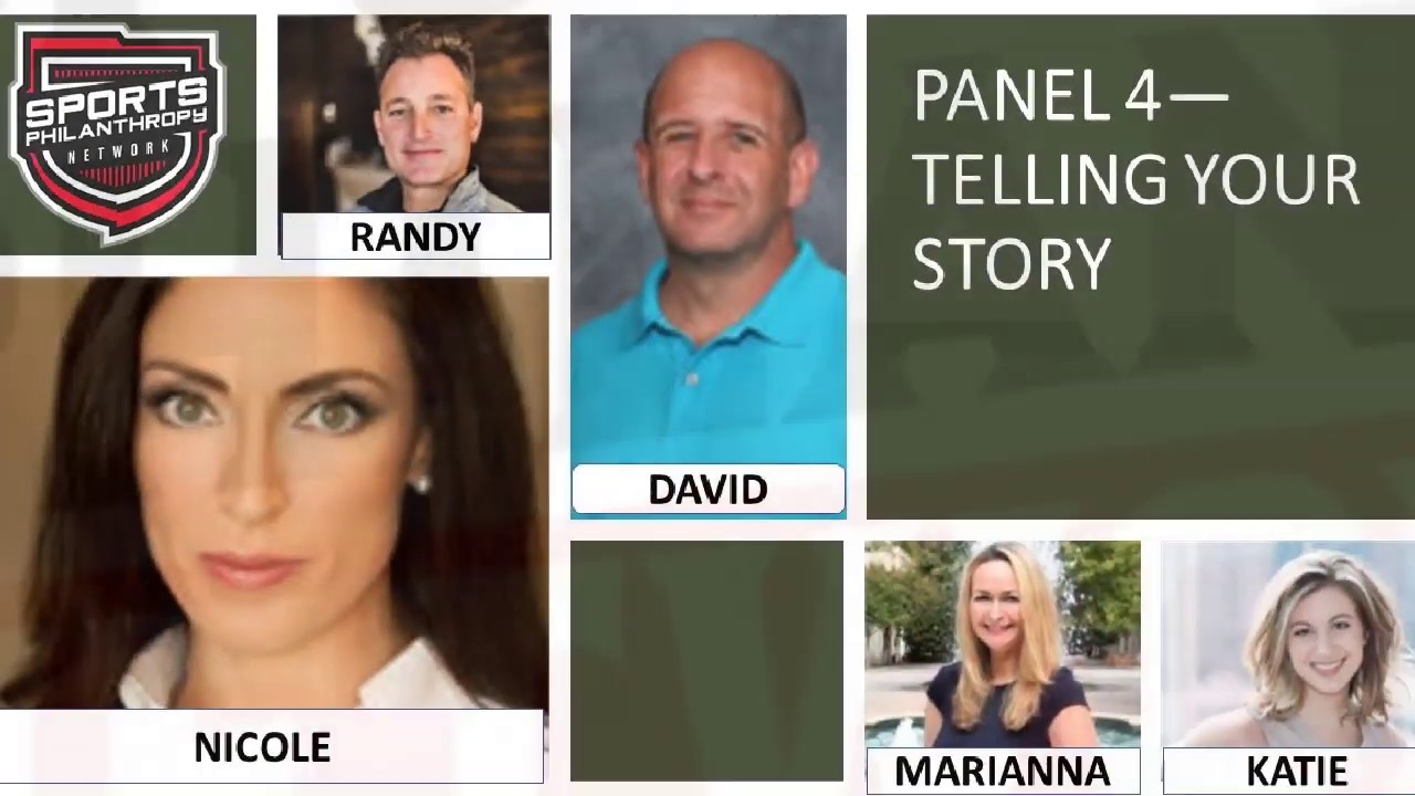 Sports Philanthropy WORLD: Panel 4--Storytelling