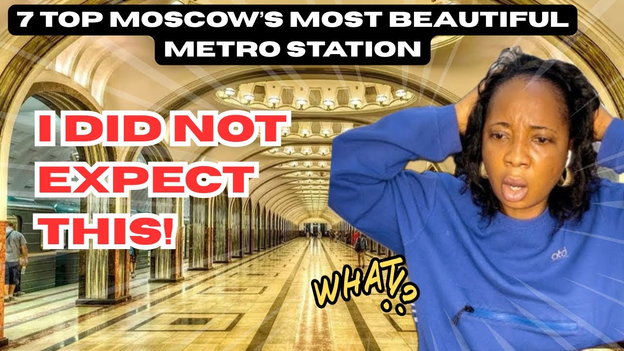 Top 7 Most Beautiful Moscow metro stations in Russia 🇷🇺 Reaction - wow this is magnificent #moscow 