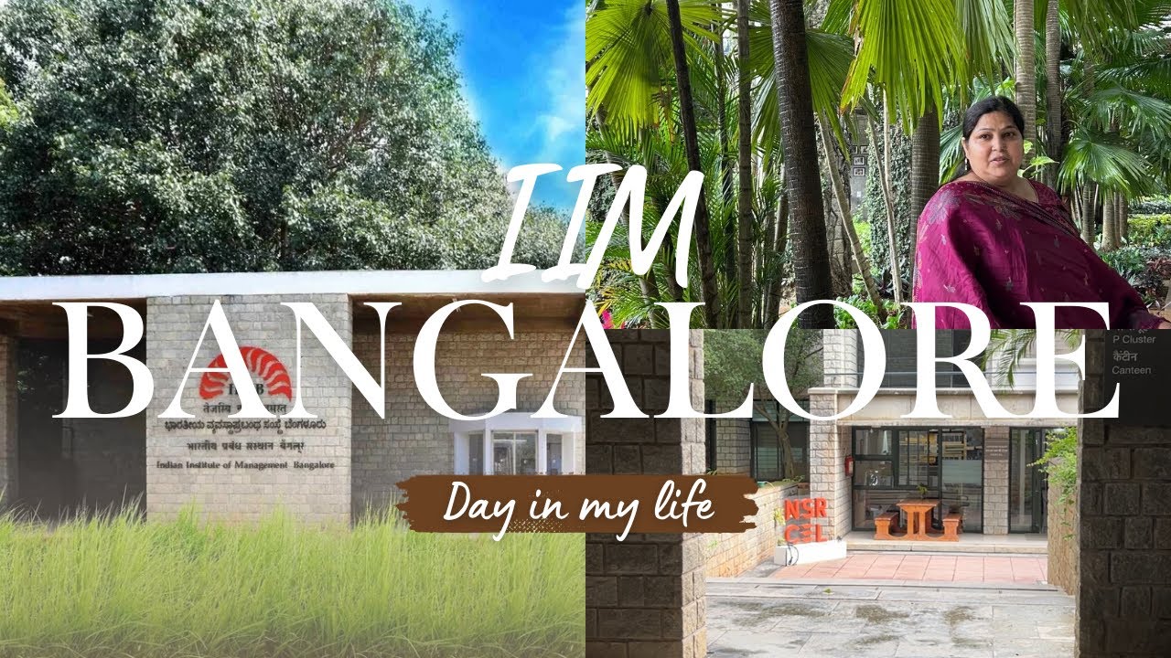 A Day in My Life at IIM Bangalore | Exploring the Campus + Mandir Visit + Bangalore Vibes🎀