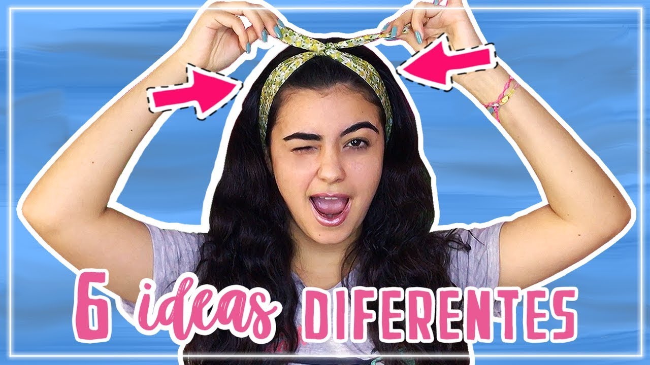 👧🏻 IDEAS de PEINADOS FÁCILES con un PAÑUELO