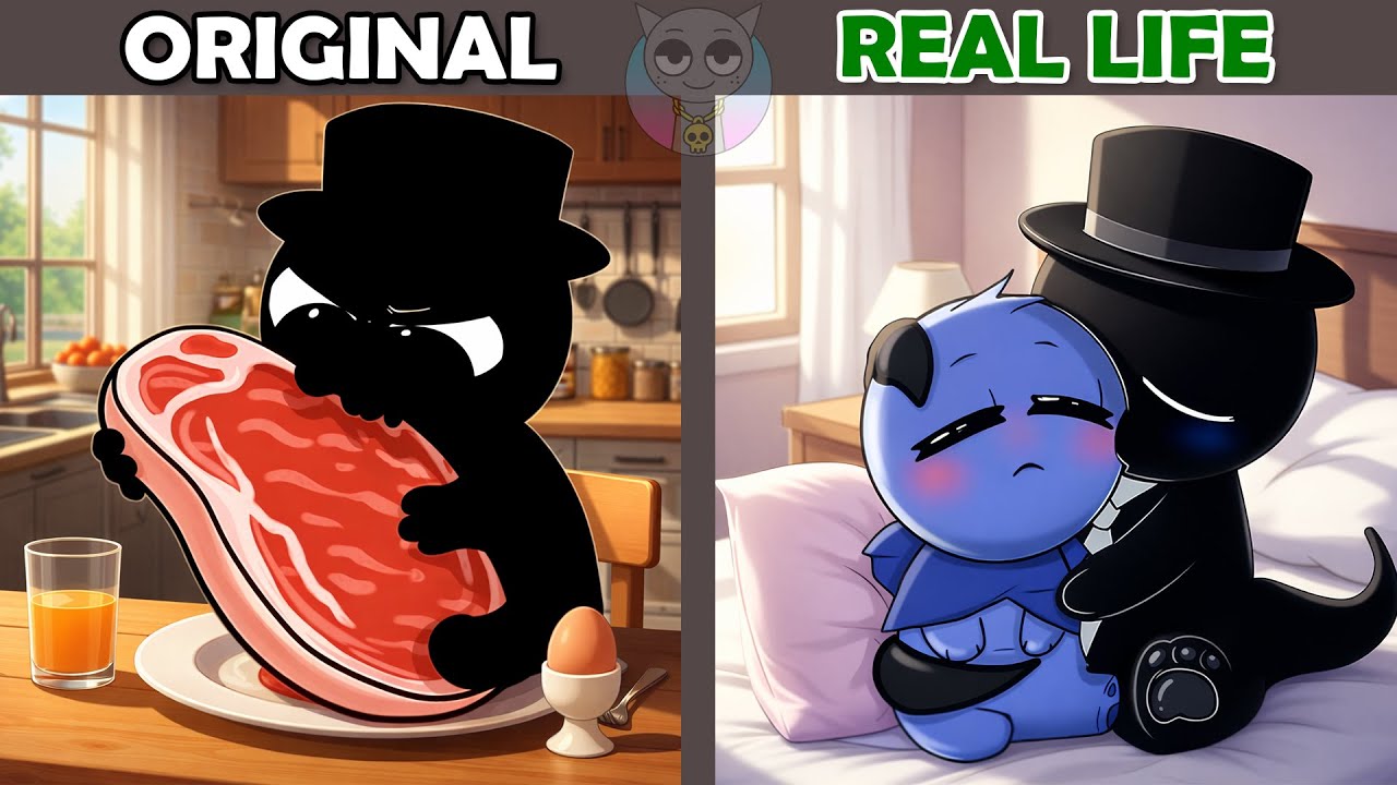 Best TikToks of Incredibox Sprunki: Just a dream in love 💖🥩 | Original vs Plush Toys