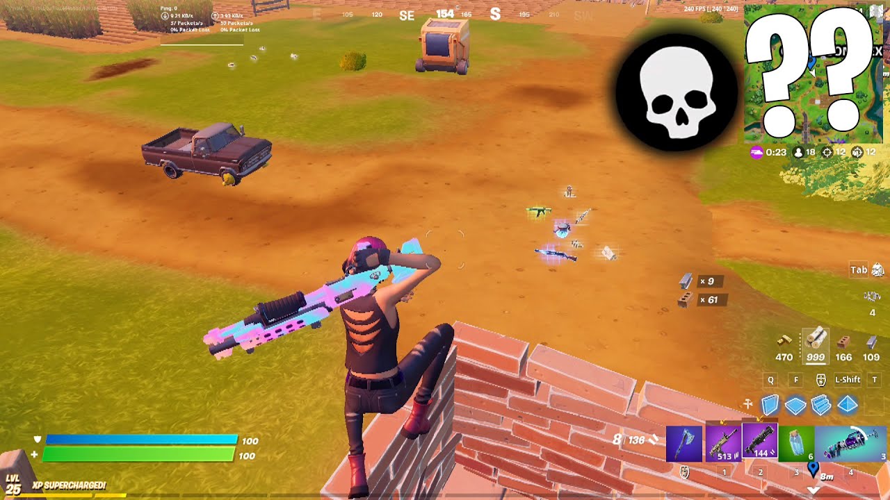 High Kill Solo vs Squads Game + Solo vs Trios Game 240 FPS Smooth 4K Gameplay Season 7 No Commentary