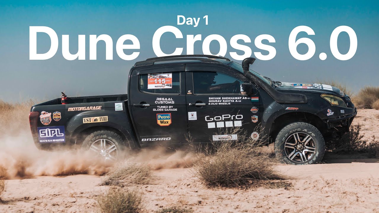 DUNECROSS 6.0 2026 Day 1 | Desi Desert Dakar Rally in Bikaner | Land Cruiser to Porsche Off-Roading